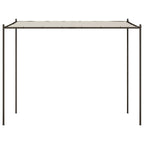 Pavillon Weiß 3x3 m 180 g/m² Stoff und Stahl