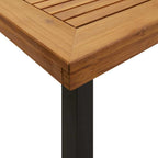 Gartentisch 150x90x75 cm Massivholz Akazie