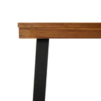 Gartentisch 150x90x75 cm Massivholz Akazie