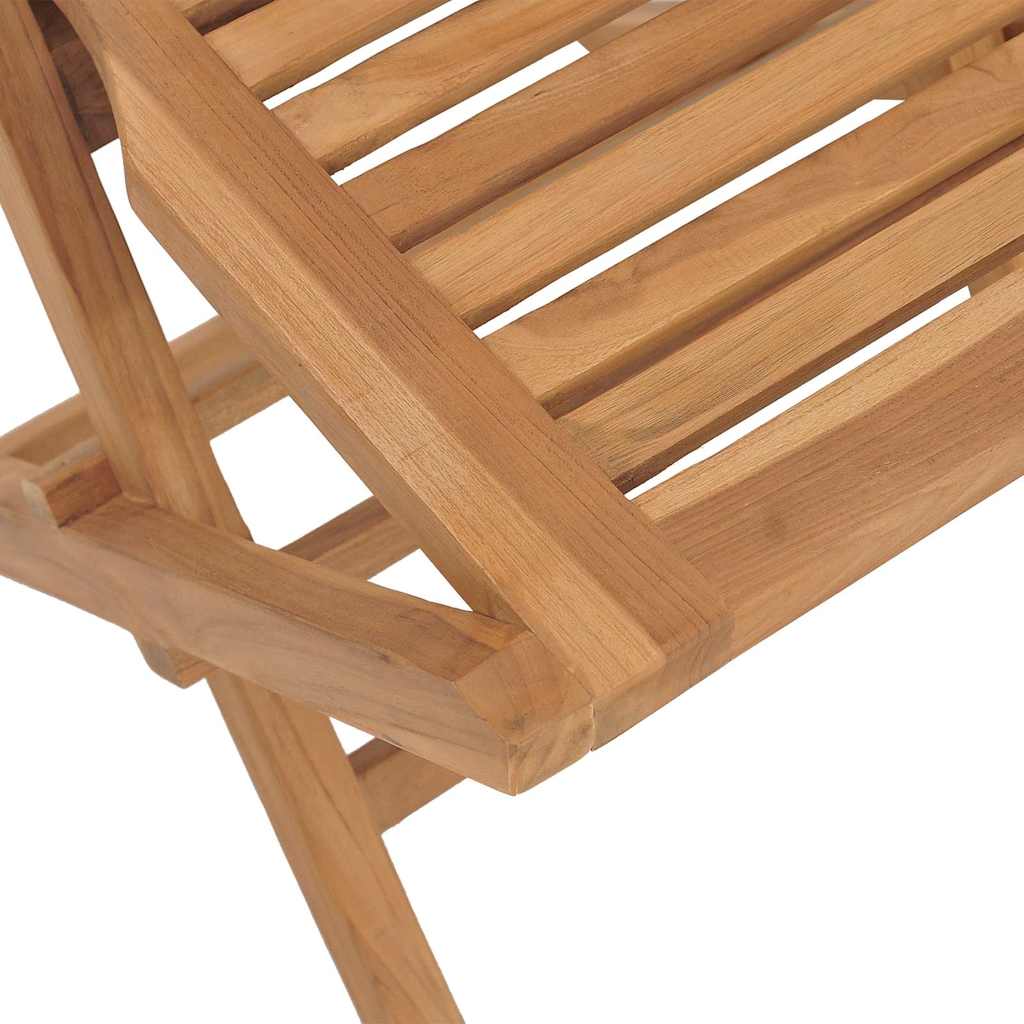 5-tlg. Garten-Essgruppe Massivholz Teak