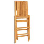 Gartenstühle 4 Stk. Klappbar 47x61x90 cm Massivholz Teak