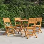 Gartenstühle 4 Stk. Klappbar 47x61x90 cm Massivholz Teak