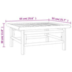 4-tlg. Garten-Lounge-Set mit Grünen Kissen Bambus