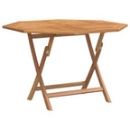 Gartentisch Klappbar 110x110x75 cm Massivholz Teak