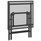 Gartentisch Klappbar Anthrazit 38x38x38 cm Stahlgitter