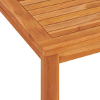5-tlg. Garten-Essgruppe Massivholz Teak