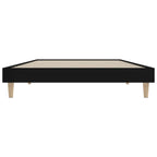 Bettgestell Schwarz 100x200 cm Holzwerkstoff