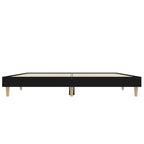 Bettgestell Schwarz 140x190 cm Holzwerkstoff