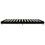 Bettgestell Schwarz 200x200 cm Holzwerkstoff