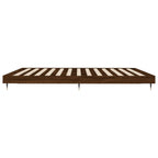 Bettgestell ohne Matratze Braun Eichen-Optik 200x200 cm