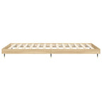 Bettgestell ohne Matratze Sonoma-Eiche 100x200 cm Holzwerkstoff