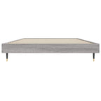 Bettgestell Grau Sonoma 90x190 cm Holzwerkstoff