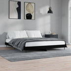 Bettgestell ohne Matratze Schwarz 180x200 cm Holzwerkstoff