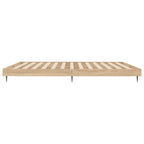 Bettgestell ohne Matratze Sonoma-Eiche 180x200 cm Holzwerkstoff