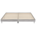 Bettgestell Grau Sonoma 140x200 cm Holzwerkstoff
