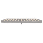 Bettgestell Grau Sonoma 140x200 cm Holzwerkstoff
