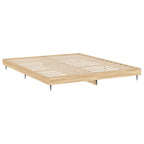 Bettgestell ohne Matratze Sonoma-Eiche 120x200 cm Holzwerkstoff