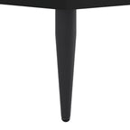 Bettgestell Schwarz 140x190 cm Holzwerkstoff