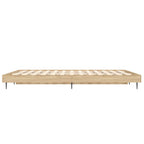 Bettgestell ohne Matratze Sonoma-Eiche 120x190 cm Holzwerkstoff