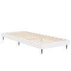 Bettgestell Weiß 75x190 cm Holzwerkstoff