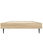 Bettgestell ohne Matratze Sonoma-Eiche 75x190 cm Holzwerkstoff
