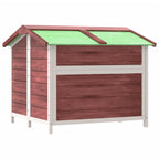 Hundehütte Mokka 96x87x80,5 cm Massivholz Kiefer