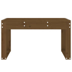 Gartenbank Honigbraun 80x38x45 cm Massivholz Kiefer