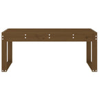 Gartenbank Honigbraun 110x38x45 cm Massivholz Kiefer