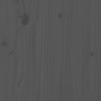 Barhocker 2 Stk. Grau 40x48,5x115,5 cm Massivholz Kiefer