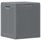 Gartenbox Grau PP Rattan 90 L