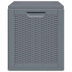 Gartenbox Grau PP Rattan 90 L