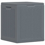 Gartenbox Grau PP Rattan 90 L