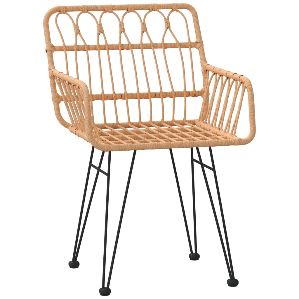 7-tlg. Garten-Essgruppe Poly Rattan