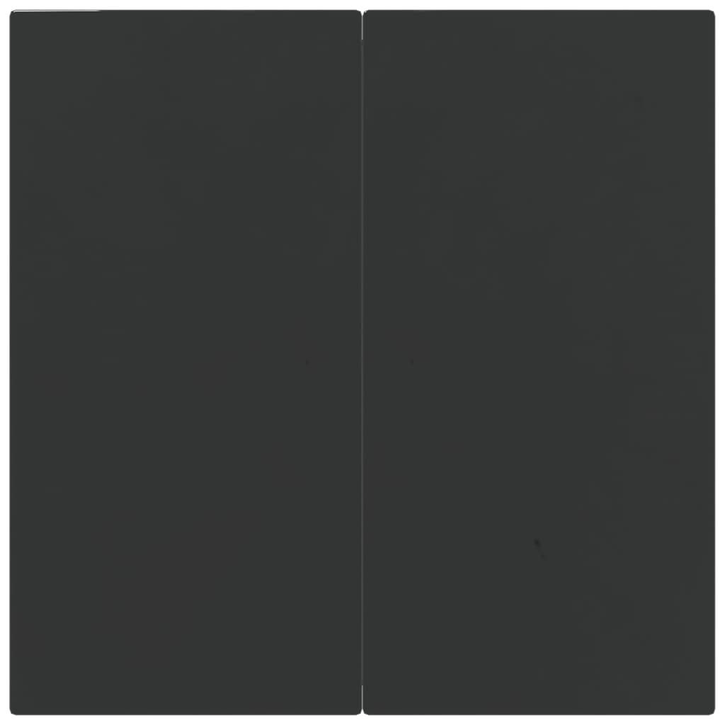 3-tlg. Garten-Essgruppe Schwarz Poly Rattan