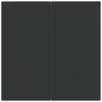 3-tlg. Garten-Essgruppe mit Kissen Schwarz Poly Rattan
