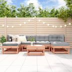 7-tlg. Garten-Lounge-Set Massivholz Douglasie