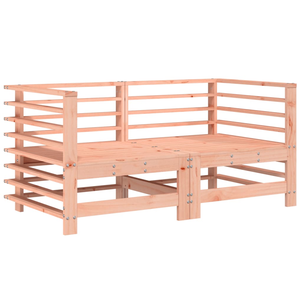 7-tlg. Garten-Lounge-Set Massivholz Douglasie