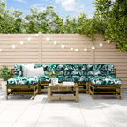7-tlg. Garten-Lounge-Set Kiefernholz Imprägniert
