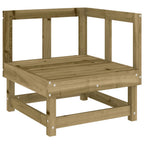 4-tlg. Garten-Lounge-Set Kiefernholz Imprägniert
