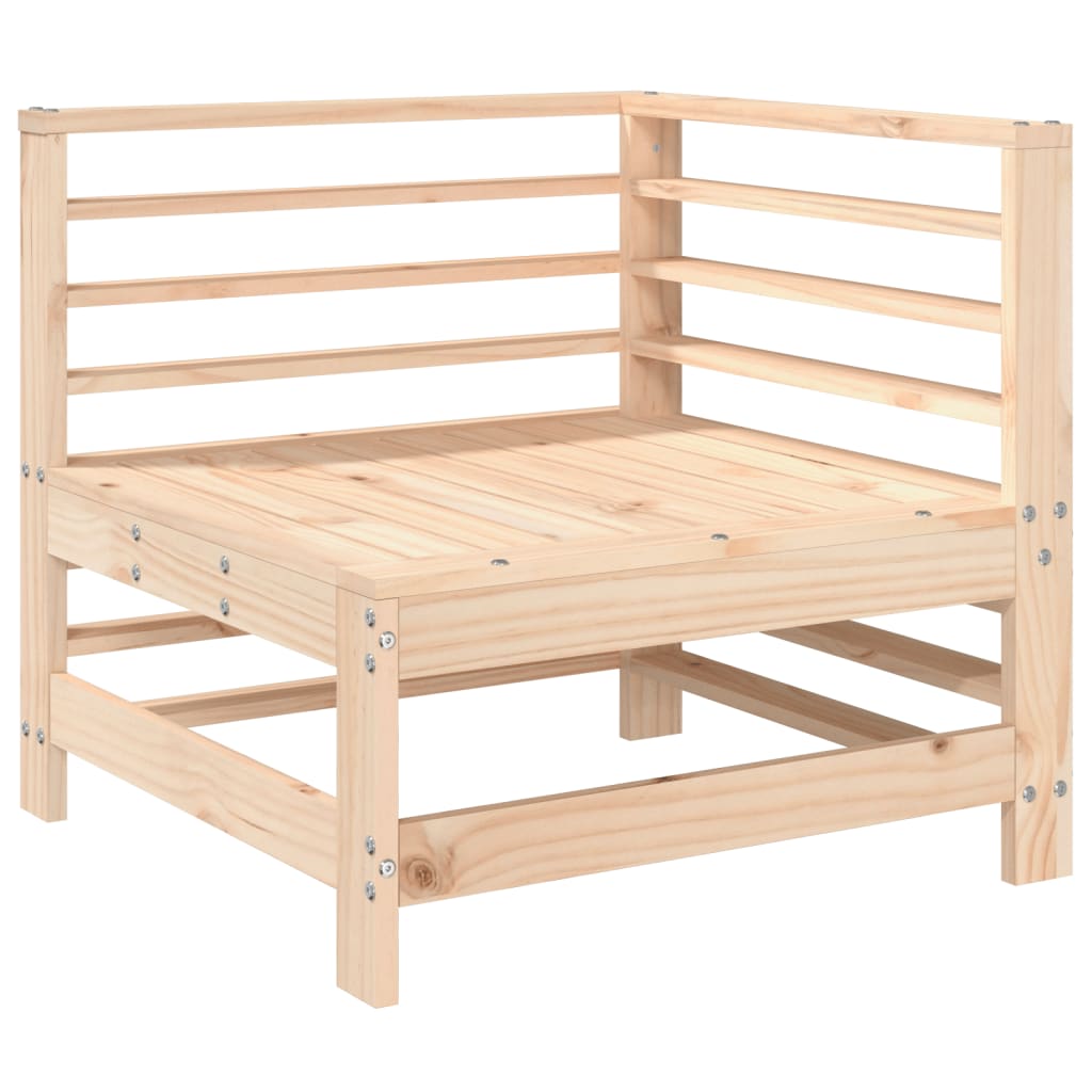 4-tlg. Garten-Lounge-Set Massivholz Kiefer