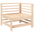 8-tlg. Garten-Lounge-Set Massivholz Kiefer