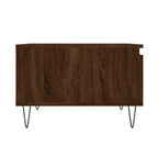 Couchtisch Braun Eichen-Optik 55x55x36,5 cm Holzwerkstoff
