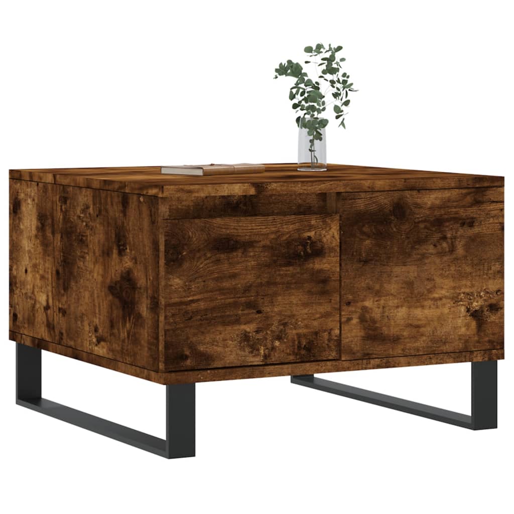 Couchtisch Räuchereiche 55x55x36,5 cm Holzwerkstoff