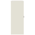 Aktenschrank Weiß 90x40x105 cm Stahl