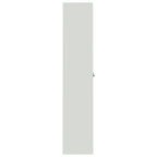 Aktenschrank Hellgrau 105x40x180 cm Stahl