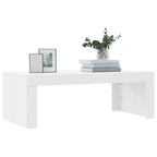 Couchtisch Weiß 102x50x36 cm Holzwerkstoff