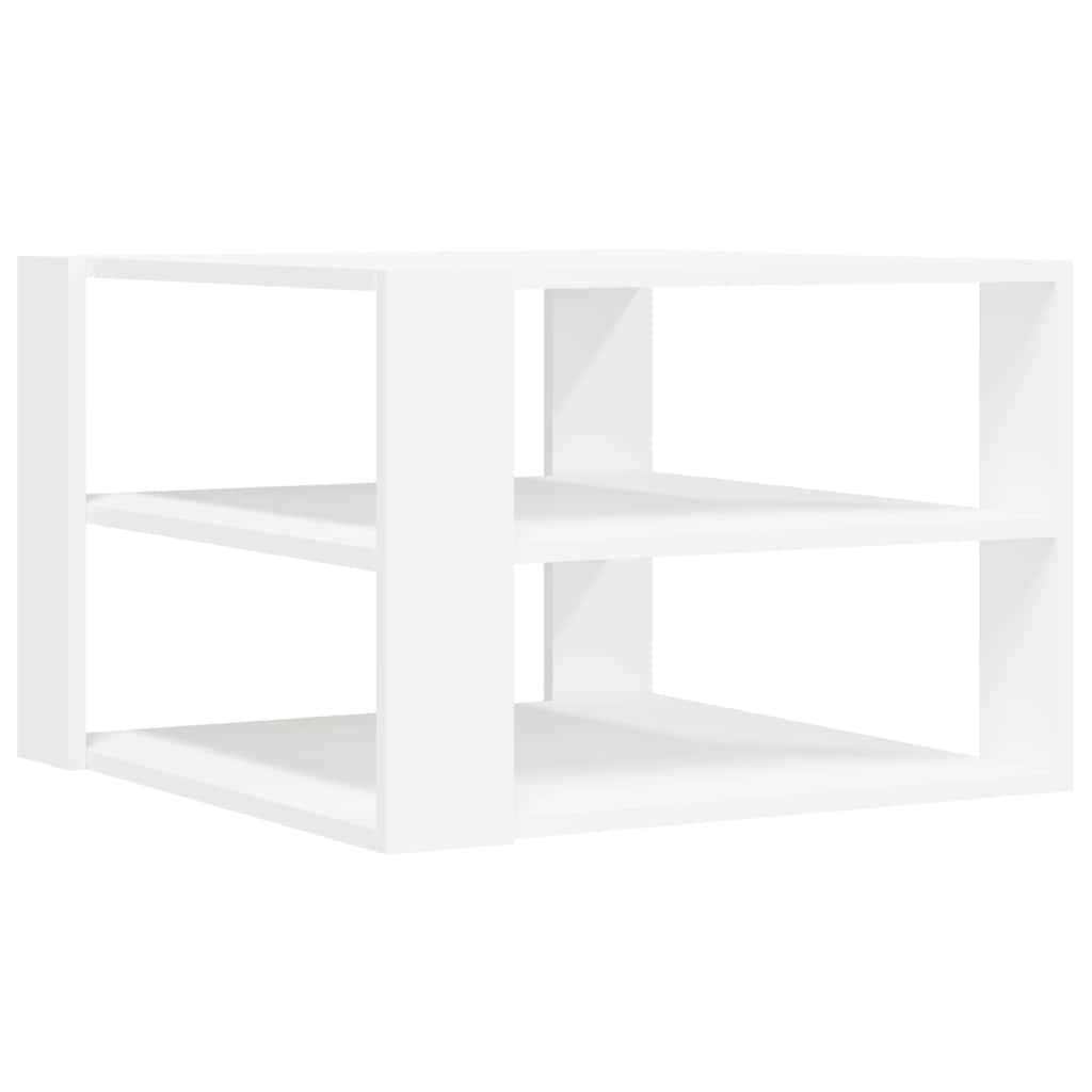 Couchtisch Weiß 58x58x40 cm Holzwerkstoff