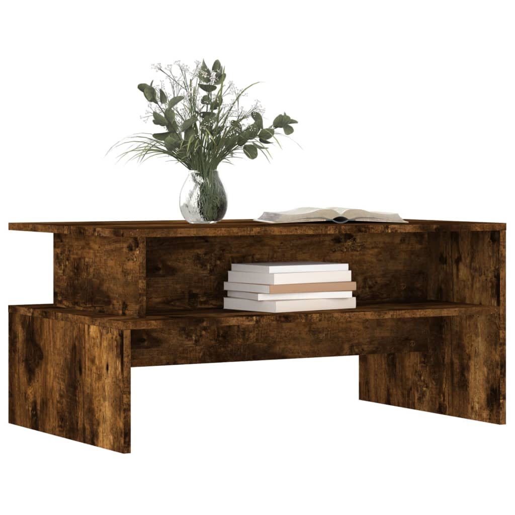 Couchtisch Räuchereiche 90x55x42,5 cm Holzwerkstoff