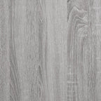 Bücherregal Grau Sonoma 80x30x78,5 cm Holzwerkstoff und Eisen