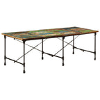 Esstisch 220x90x77 cm Altholz Massiv